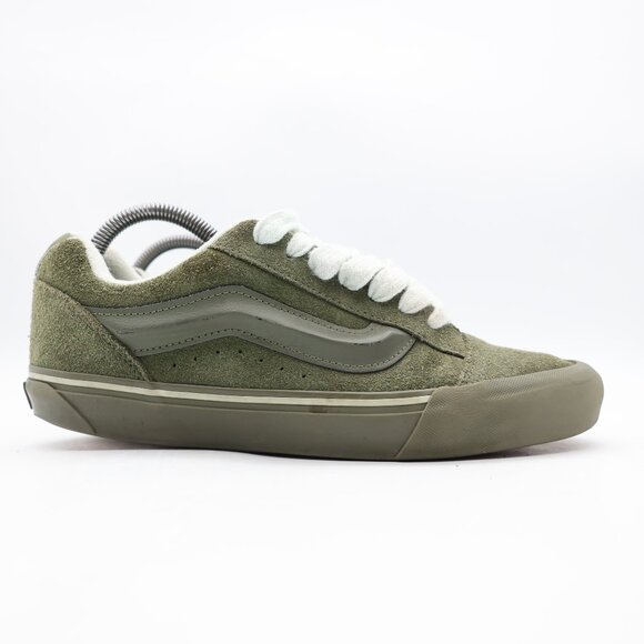 Vans Knu Skool Utility Men\'s 8.5 Women 10 Green Athletic Suede Skate Sneakers main image 5